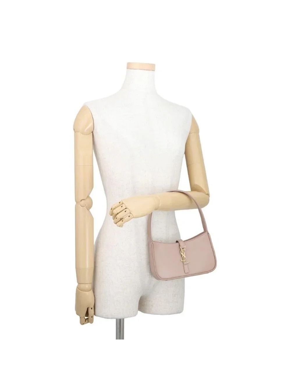 Saint Laurent Paris Handbag le 5 a 7 Mini Hobo Leather